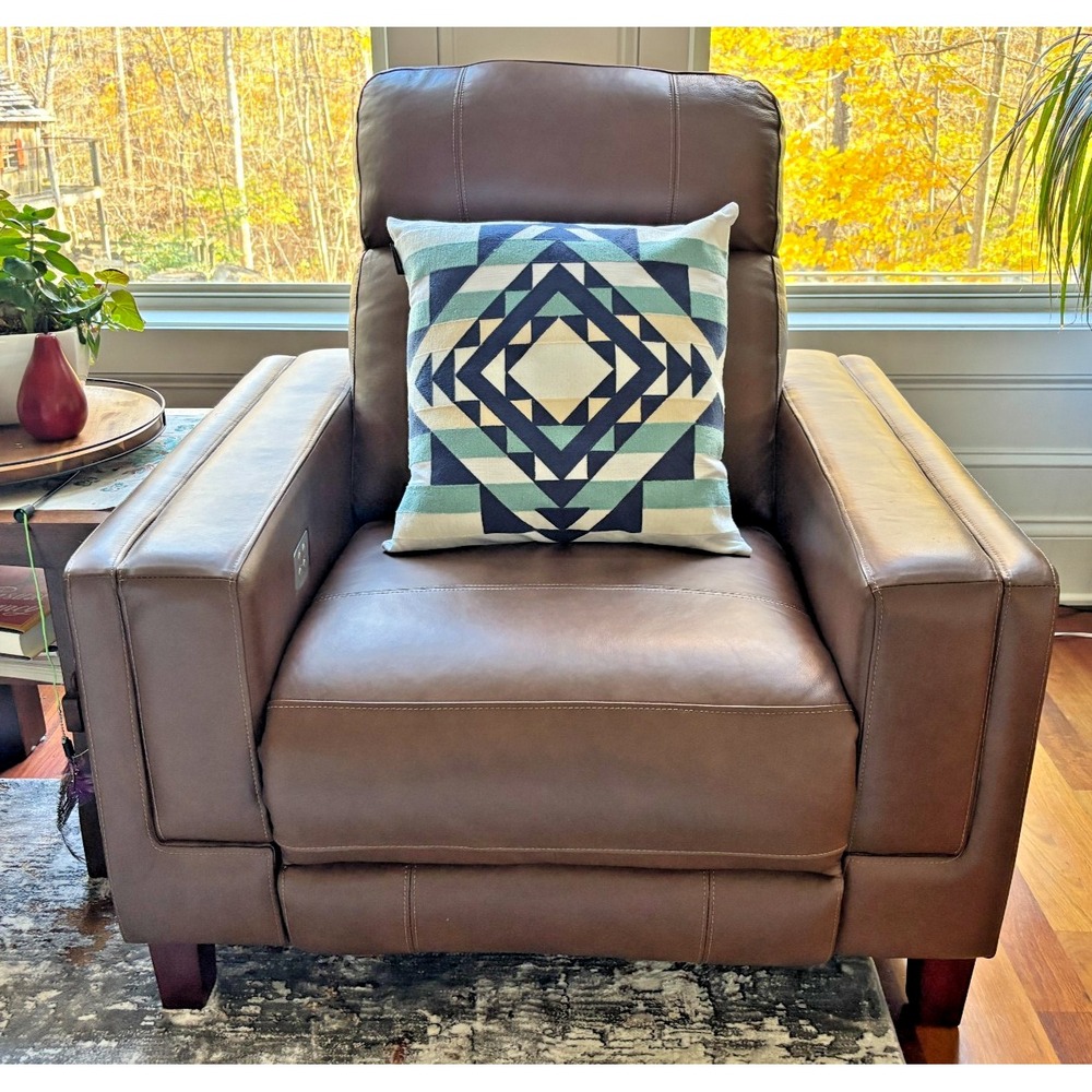 Pendleton 100% Cotton Covered Pillow Throws Qty 2 19x19" White Duck Feather/Down